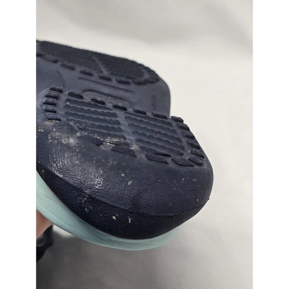 Crocs Cleo Strappy Sandals Women's Size 7 Turquoise/Navy Blue Dual Strap - Picture 8 of 14